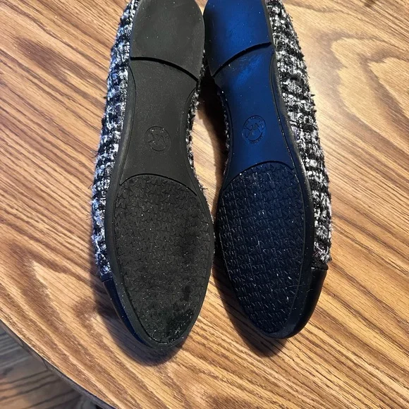 Michael Kors Black Tweed Ballet Flats - Picture 4 of 7